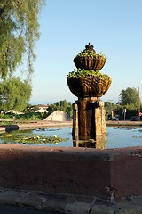 Image showing Santa Barbara Mission Fountain