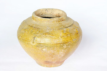 Image showing Chinese ancient pottery pot