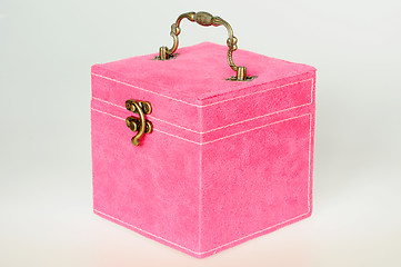 Image showing Pink gift box