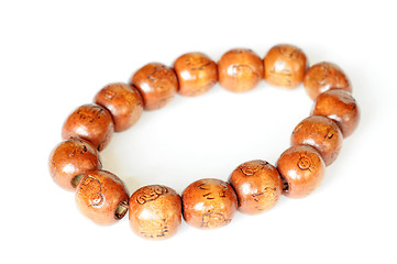 Image showing Wooden Buddhist beads