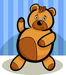 Image showing Cartoon Cute Teddy Bear