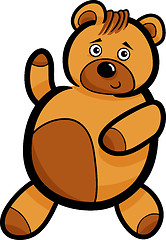 Image showing Cartoon Cute Teddy Bear