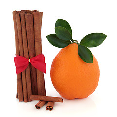 Image showing Cinnamon Spice and Orange Fruit