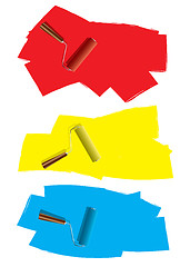 Image showing Roller paint concept