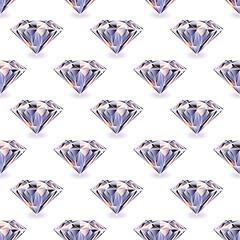 Image showing Diamond seamless repeat