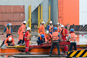 Image showing Shipment of oil rig module from Thailand to Norway