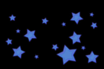 Image showing Blue stars