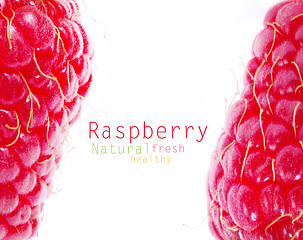 Image showing fresh raspberry