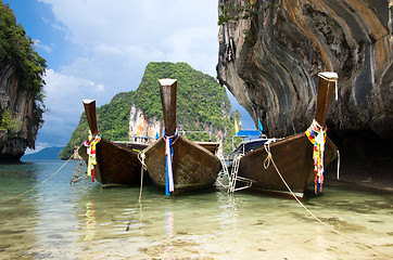 Image showing boats and islands 