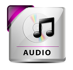 Image showing Audio download button/icon