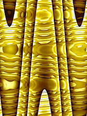 Image showing Golden abstract background