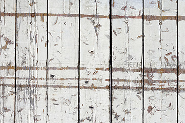 Image showing grungy white background of natural wood