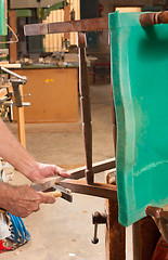 Image showing Repairing a chair