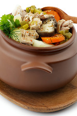 Image showing Chicken Stew in Pot 