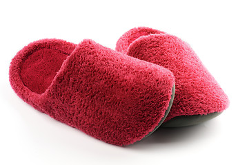 Image showing Magenta Slippers Confuse