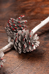Image showing Ornamental fir cone