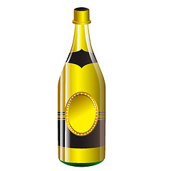 Image showing bottle of champagne