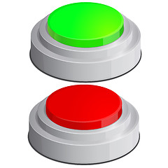 Image showing Help icon with red anf green buttons