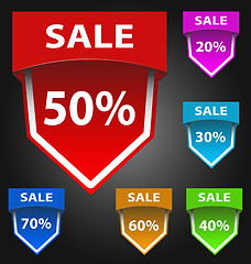 Image showing Sale labels/stickers
