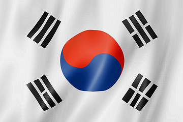 Image showing South Korean flag