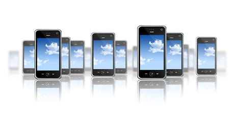 Image showing mobile phones