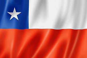 Image showing Chilean flag