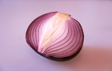 Image showing red onion slice