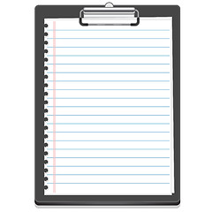 Image showing Clipboard icon with paper