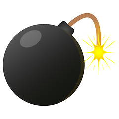 Image showing Black Bomb burning icon