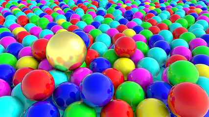 Image showing Colorful balls