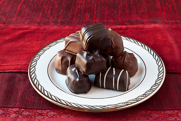 Image showing Dark and Milk Chocolates