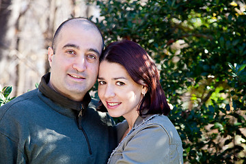 Image showing Happy Couple Wife Hugging Her Husband