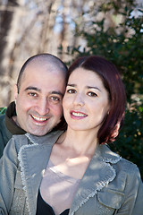 Image showing Happy Couple Husband Hugging His Wife