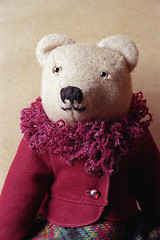 Image showing Toys, Portrait of the Teddy bear