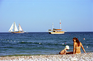 Image showing SEESHORE, Ma with Child