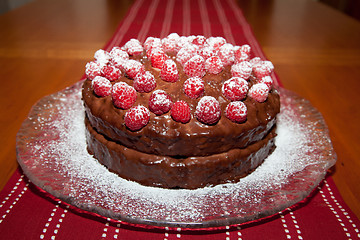 Image showing Chocolate Raspberry Cake