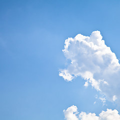 Image showing Blue Sky with White Clouds