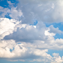 Image showing Blue Sky with White Clouds