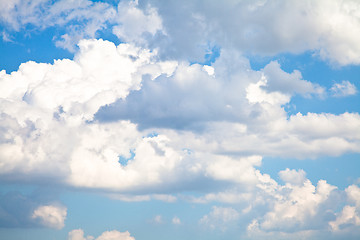 Image showing Blue Sky with White Clouds