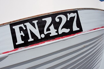 Image showing Detail of a fishingboat