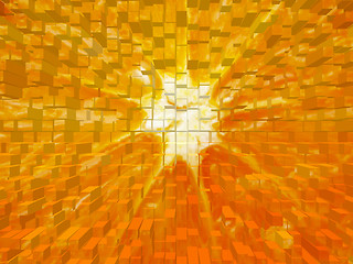 Image showing Orange abstract background