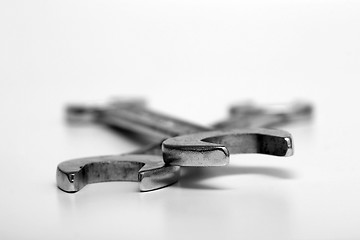 Image showing Crossed Spanners