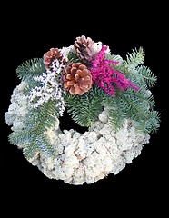 Image showing Christmas wreath