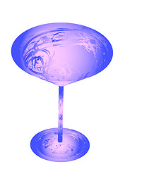 Image showing stylized wine glass for fault