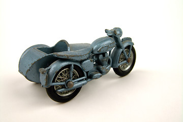 Image showing Motorbike, old used toy