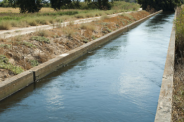 Image showing Irrigation canal