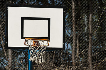 Image showing Basketball court