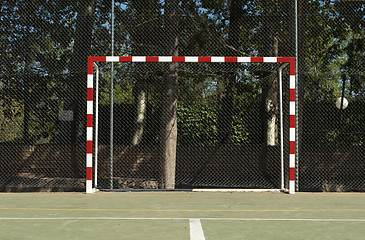 Image showing Football gate