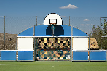 Image showing Basketball court