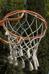 Image showing Basketball basket